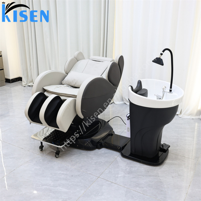 Hair Spa Wellness - Cadeira de Lavagem de Cabelo Rotativa