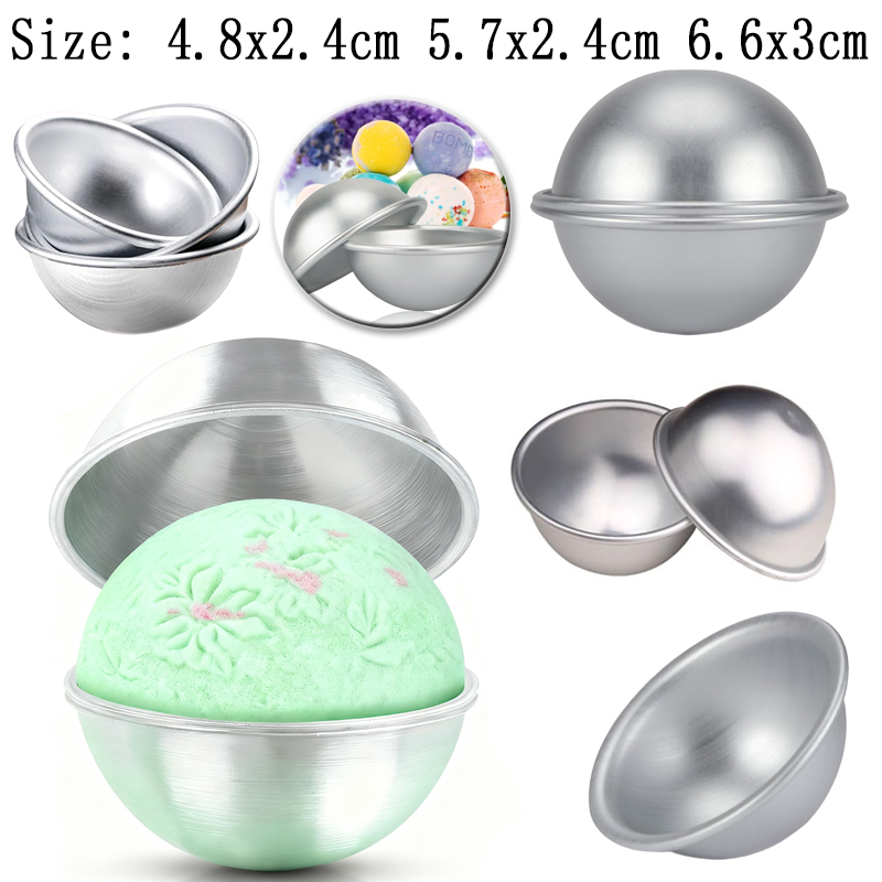Bath Bomb Mold - Kit de 6 Formas Esféricas para