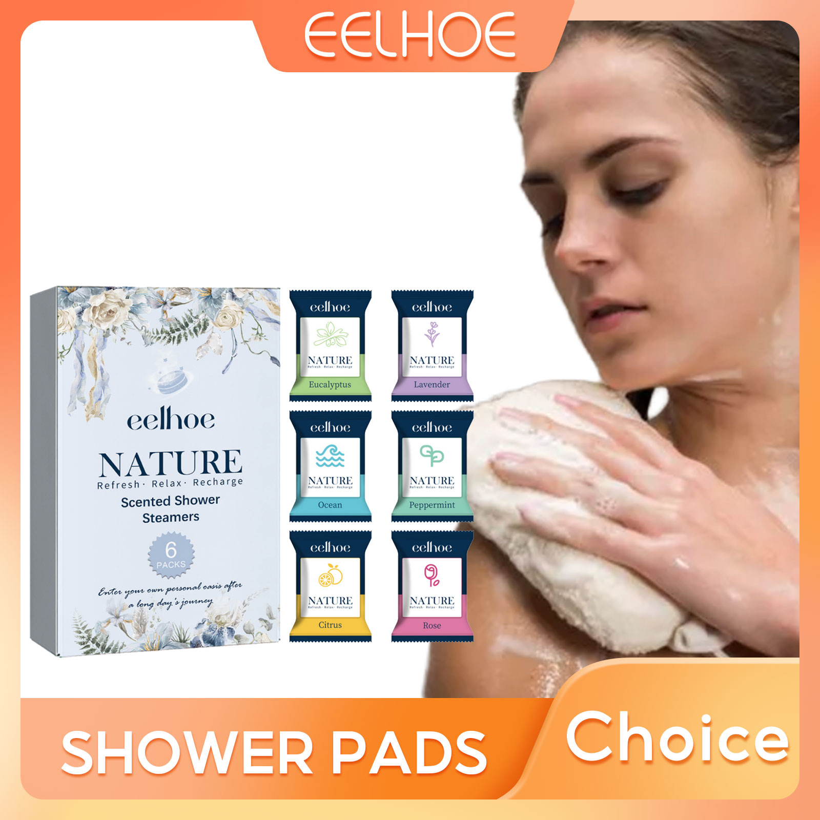 Shower Steamer Tablet - EELHOE Chuveiro Vaporizador Comprimidos Alívio do