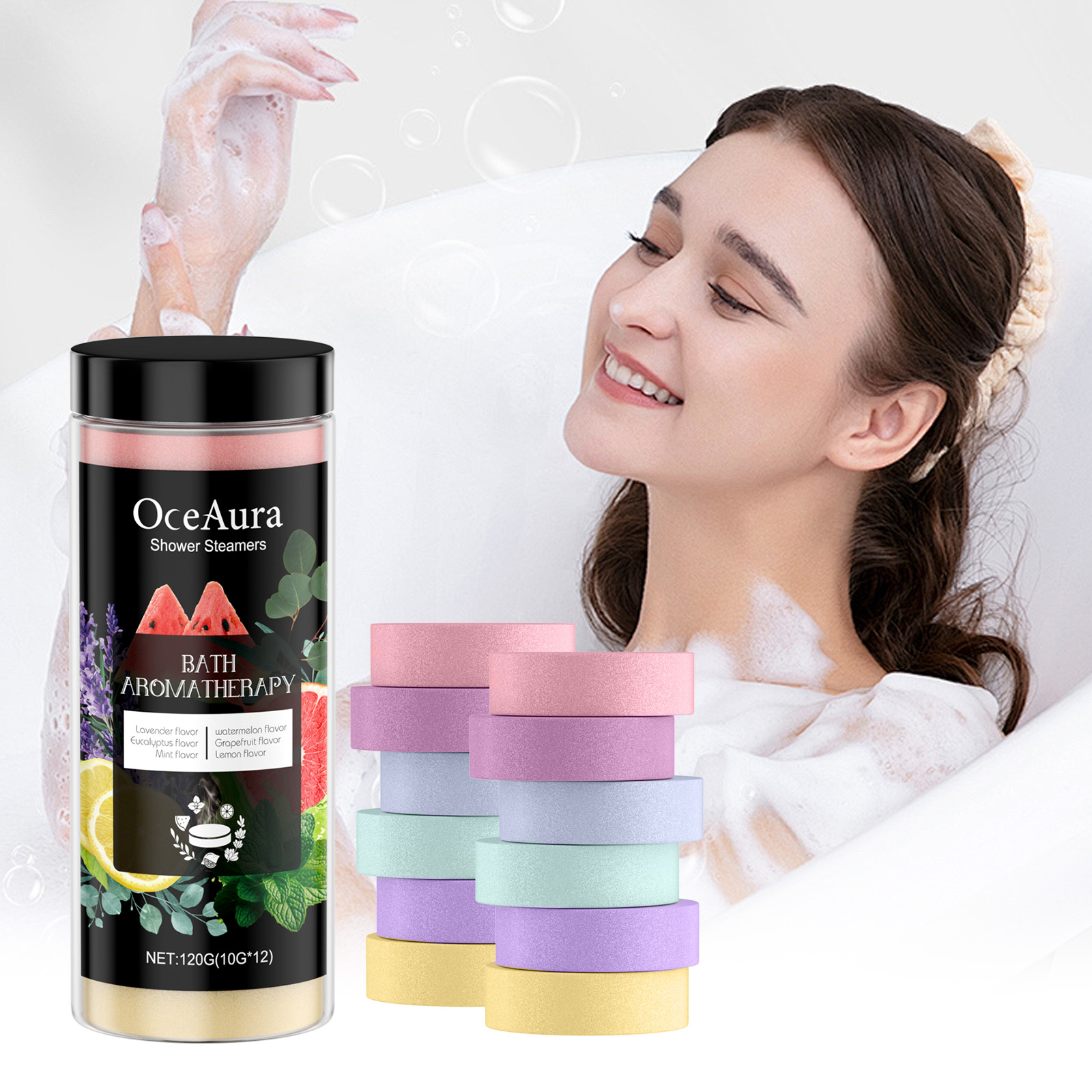Shower Steamer Tablet - Tabletes de Vapor para Banho, Presente