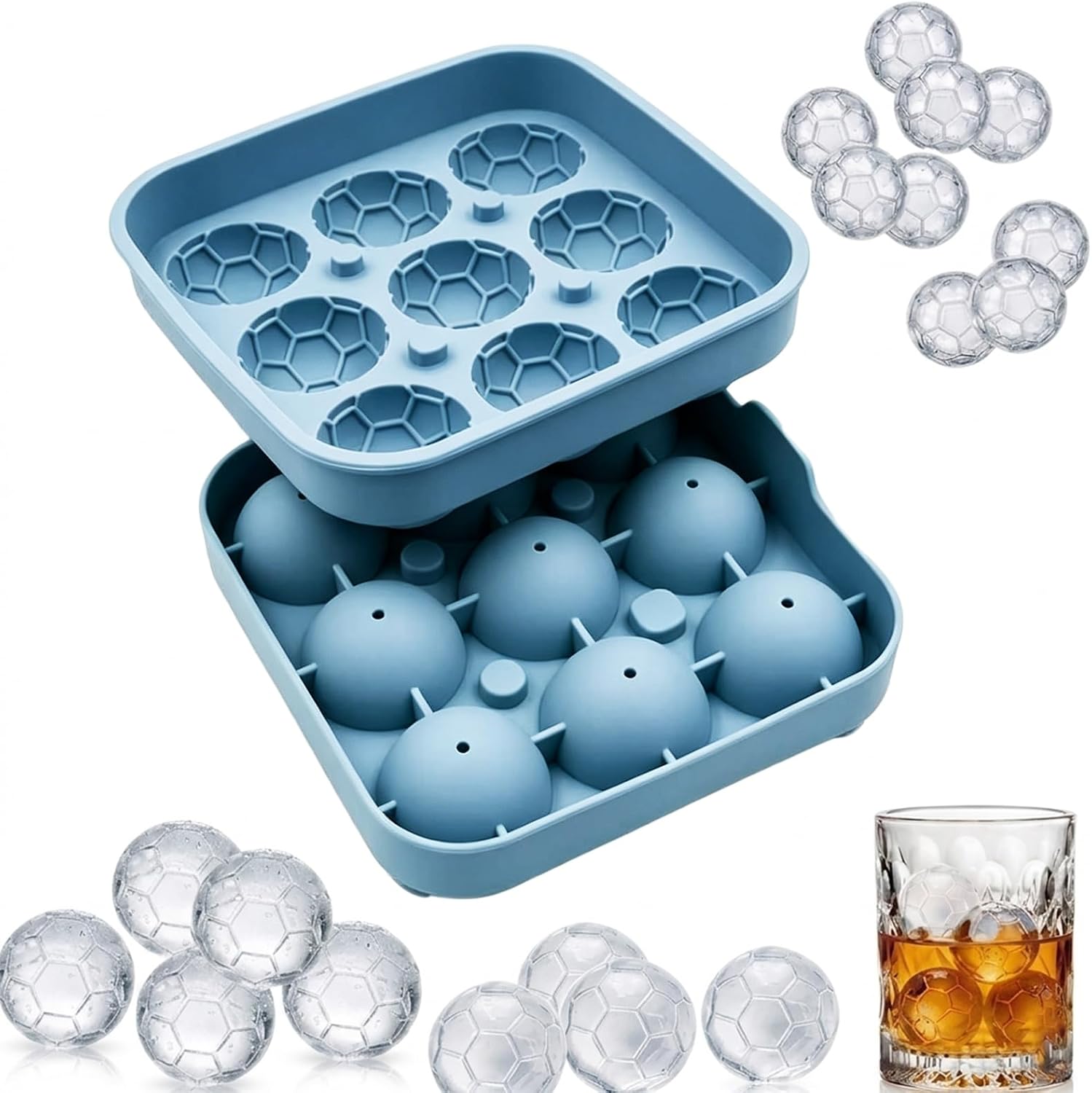 Bath Bomb Mold - Moldes de Gelo em Forma de