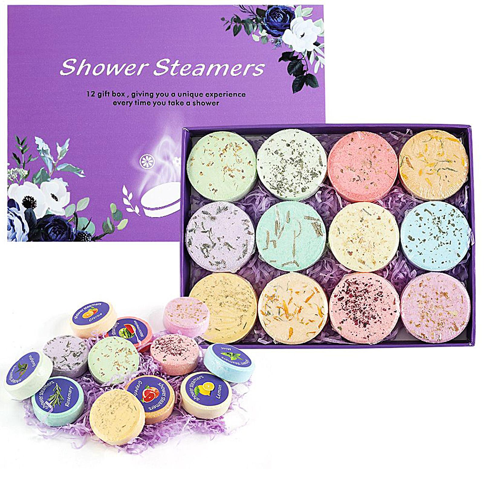 Shower Steamer Tablet - Conjunto de 12 unidades de pastilhas