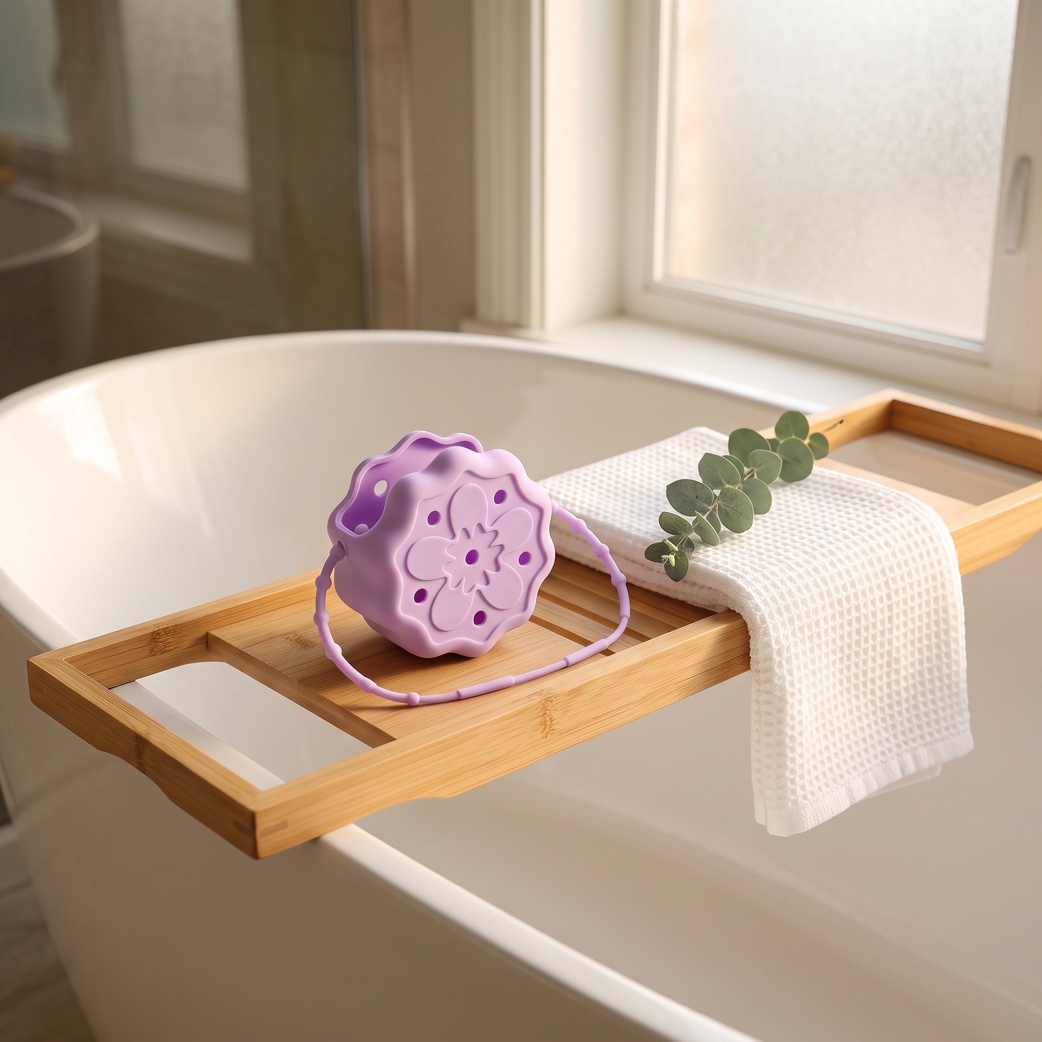 Suporte de silicone roxo para  - Shower Steamer Tablet avaliação e preço