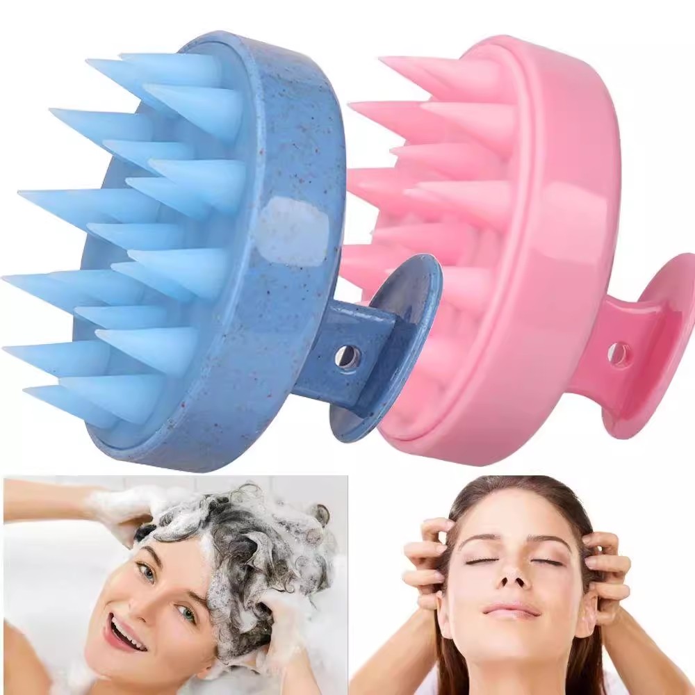 Escova de shampoo de silicone, - Hair Spa Wellness avaliação e preço