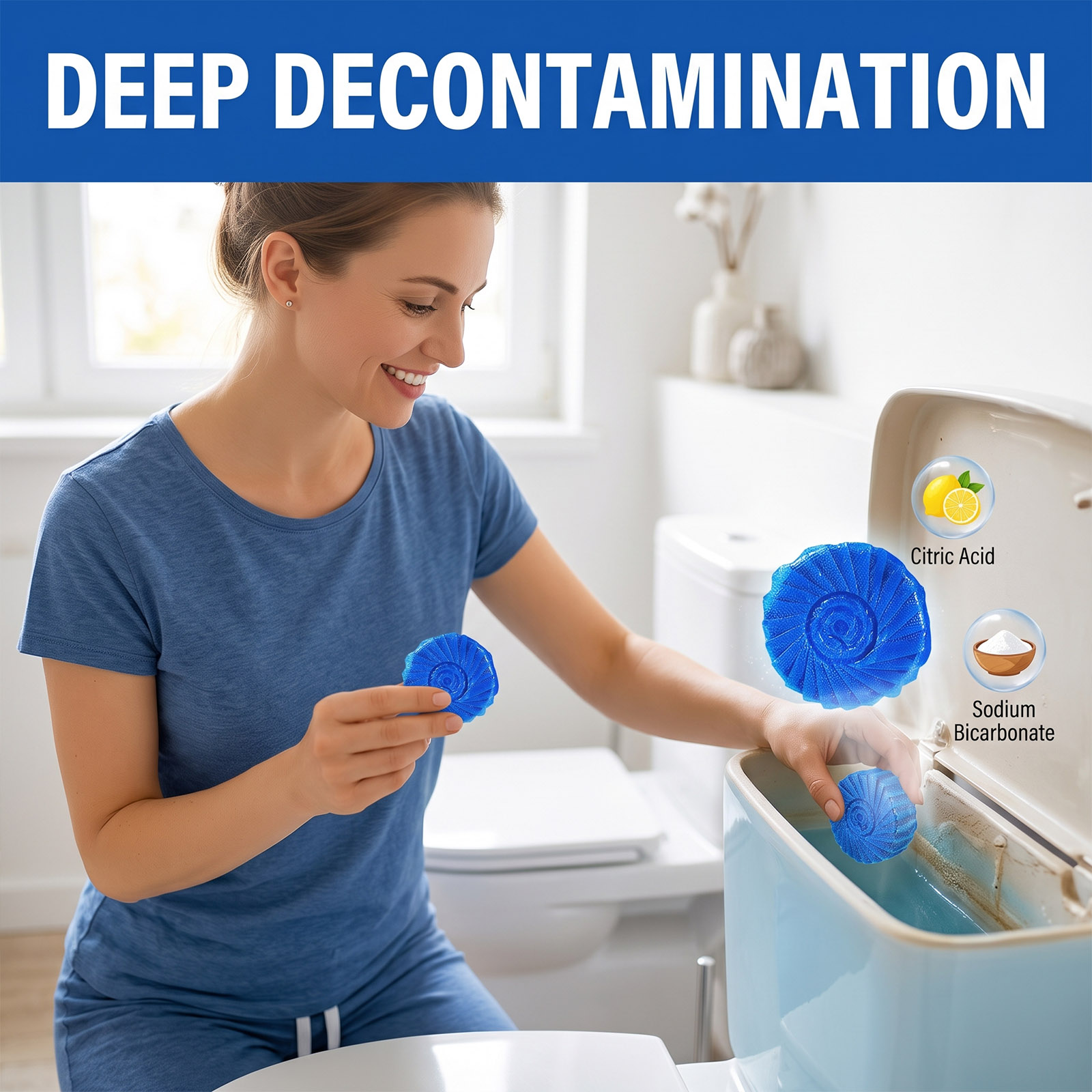 Pastilhas Efervescentes Azuis  - Shower Steamer Tablet avaliação e preço