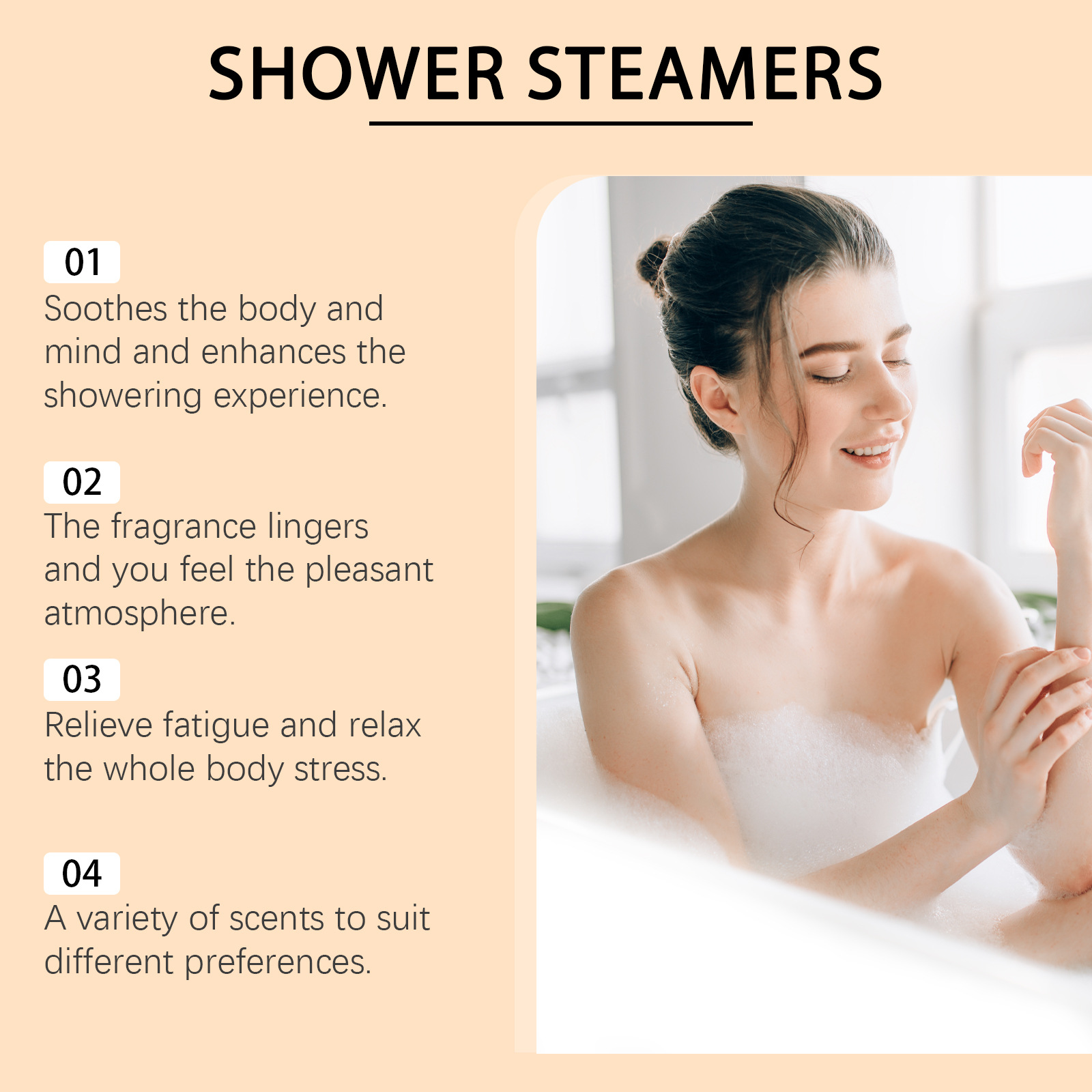 Conjunto de 8 Pastilhas Eferve - Shower Steamer Tablet avaliação e preço
