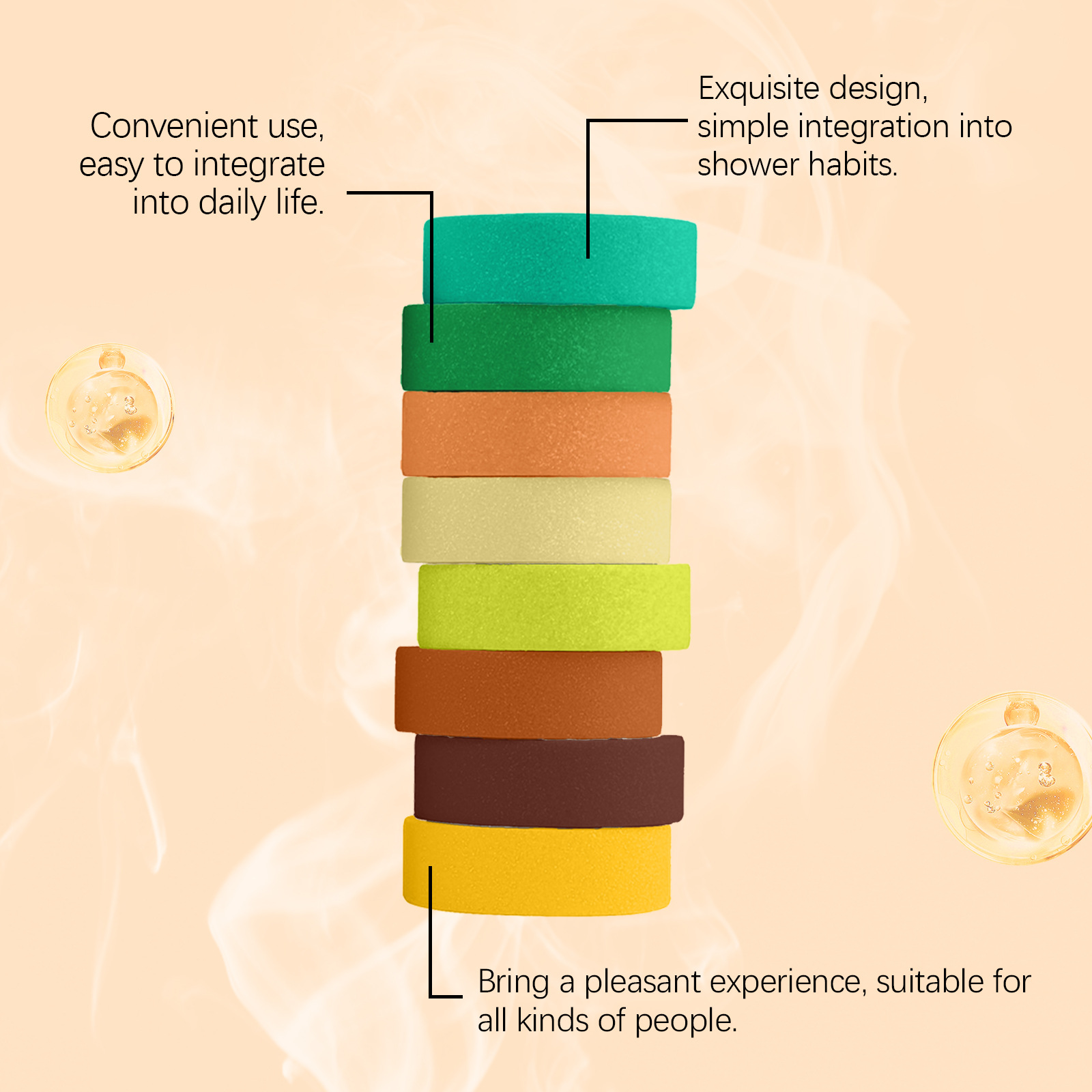 Conjunto de 8 Pastilhas Eferve - Shower Steamer Tablet avaliação e preço