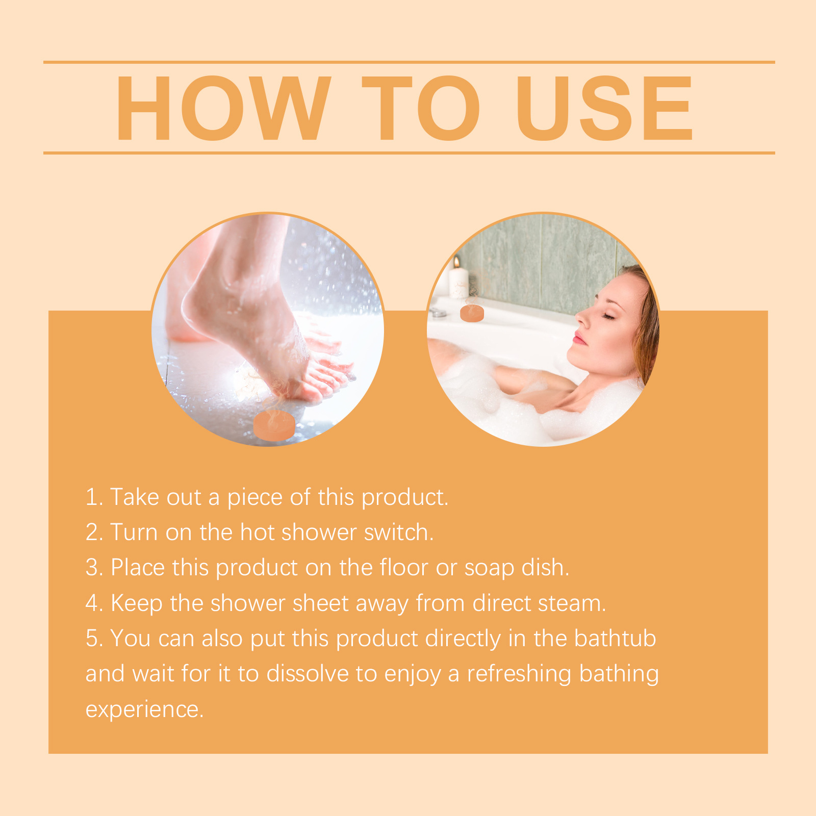Conjunto de 8 Pastilhas Eferve - Shower Steamer Tablet avaliação e preço
