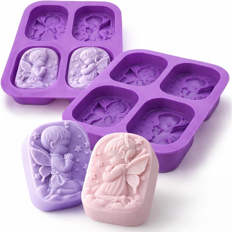 Molde de Silicone Anjo para Fa - Bath Bomb Mold avaliação e preço