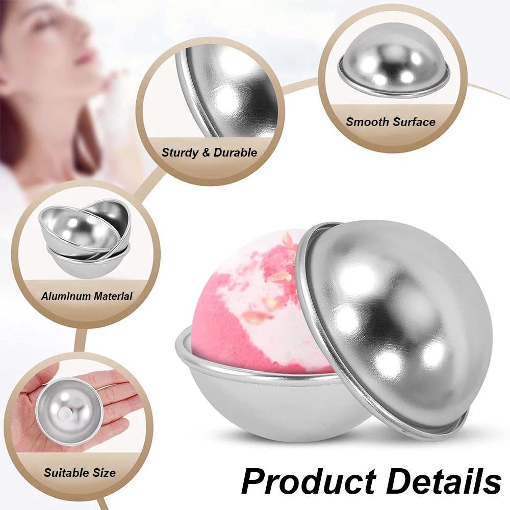 Conjunto de 4 Moldes de Bolas  - Bath Bomb Mold avaliação e preço