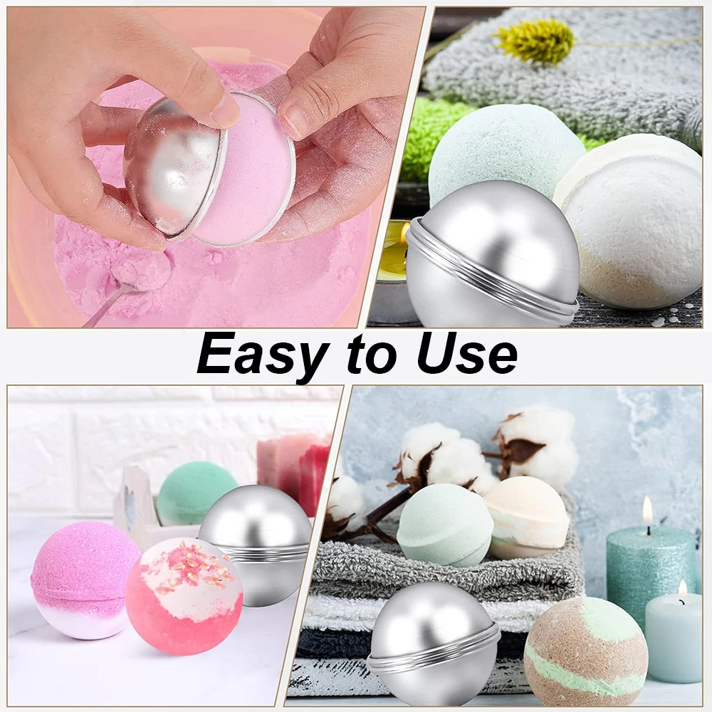 Conjunto de 4 Moldes de Bolas  - Bath Bomb Mold avaliação e preço