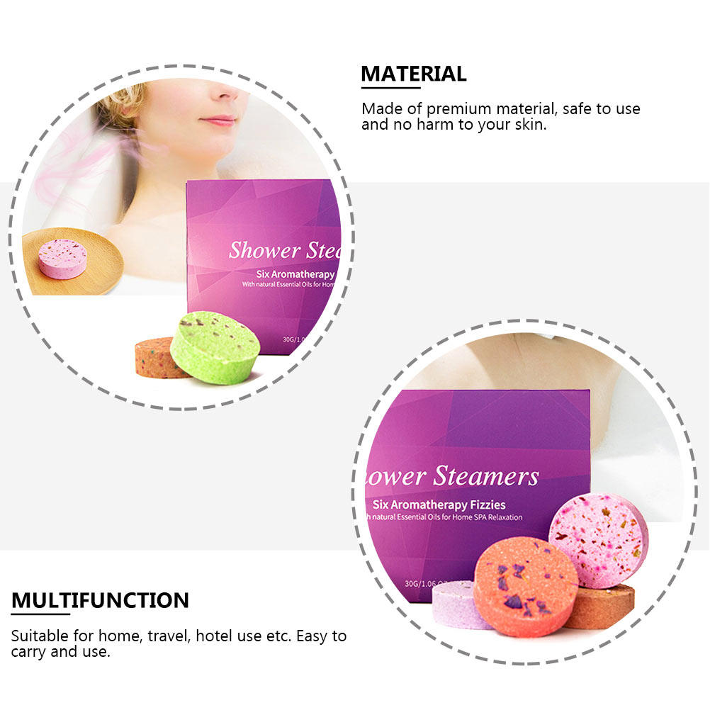 6 Pastilhas Efervescentes para - Shower Steamer Tablet avaliação e preço